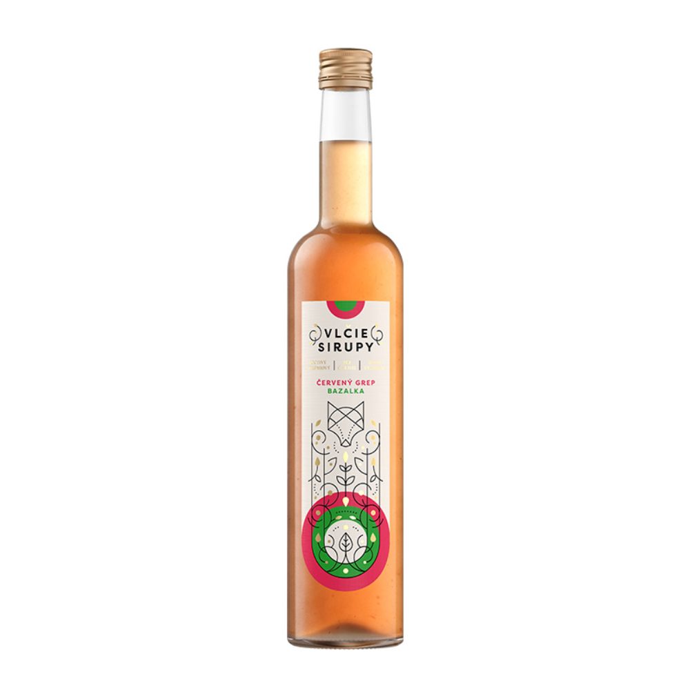 Syrop Vlcie Grejpfruit & Bazylia 1000 ml