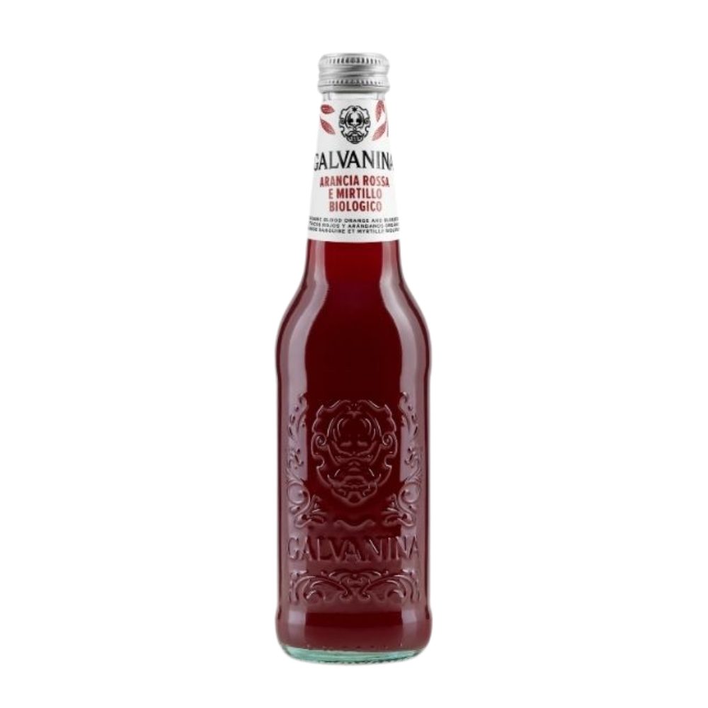 Napój Galvanina Bio Czerwona pomarańcza z borówką 355 ml