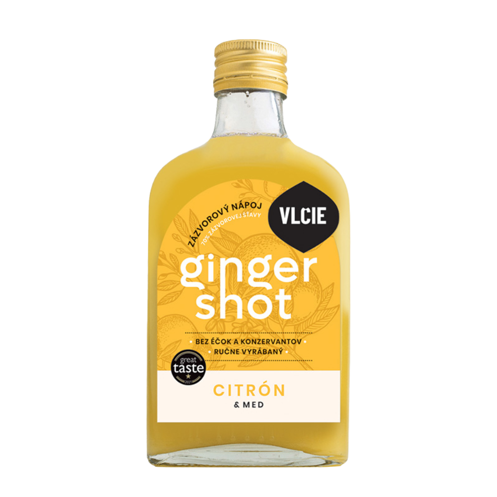 Vlcie Ginger SHOT Miód Cytryna 200 ml