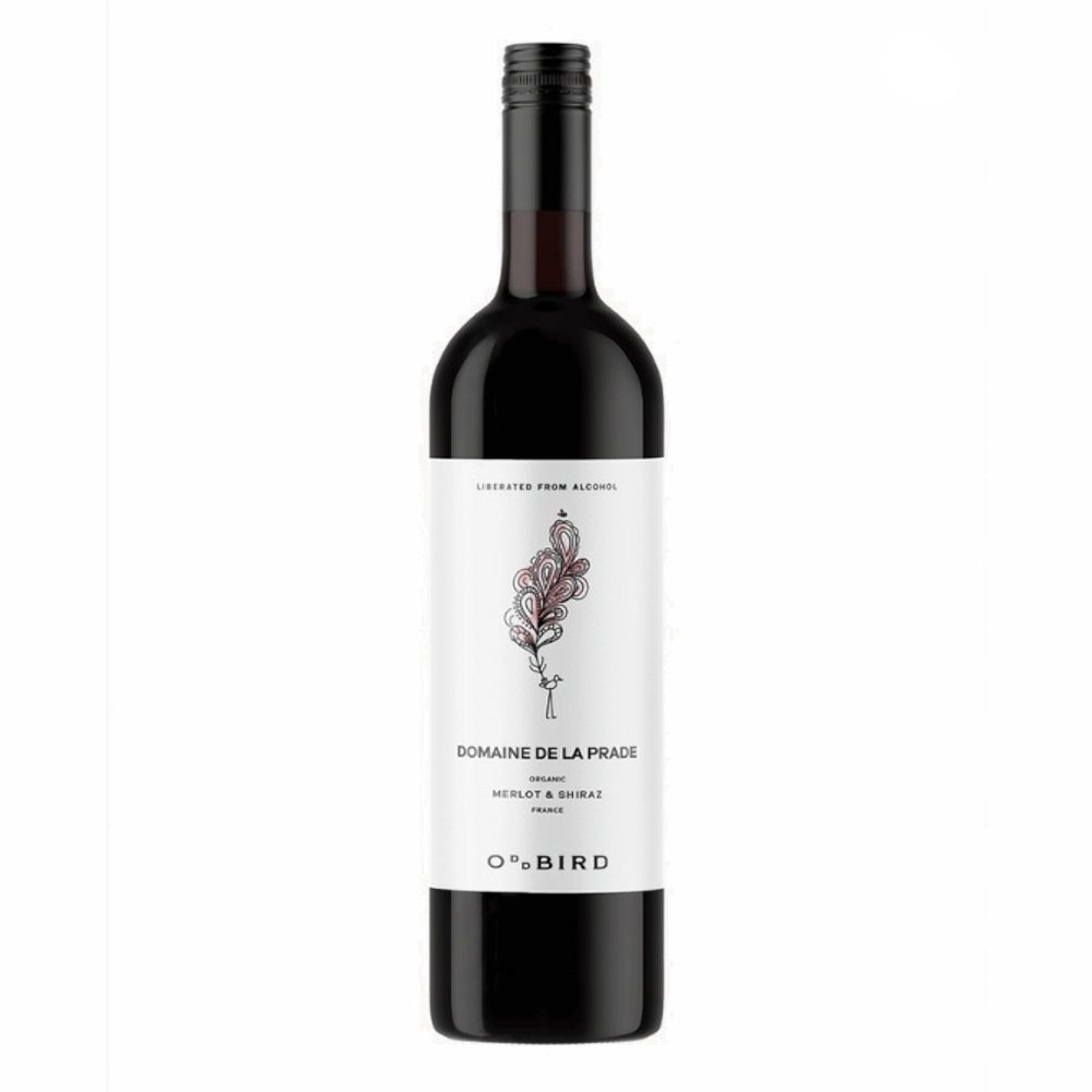 Wino ODDBird Domaine De La Prade Organic Merlot & Shiraz 0,5% czerwone wytrawne 750 ml