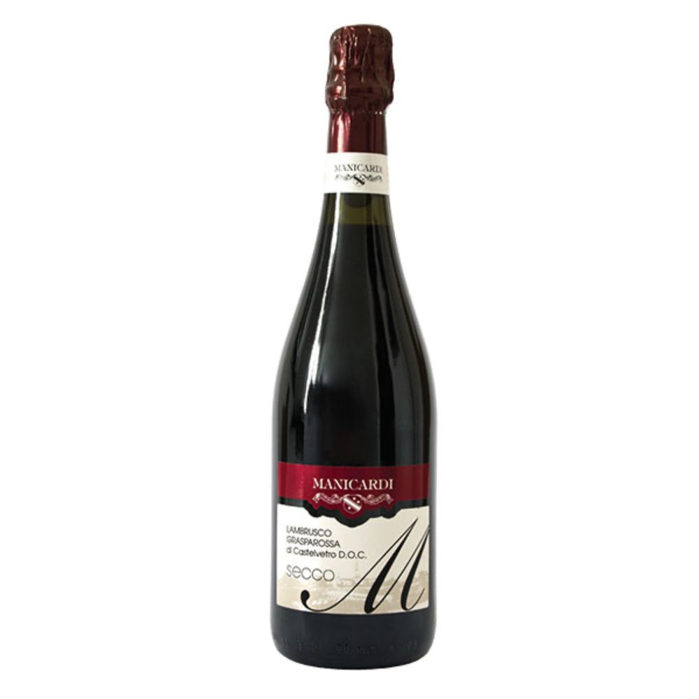 Wino Manicardi Lambrusco Secco 11% czerwone wytrawne 750 ml