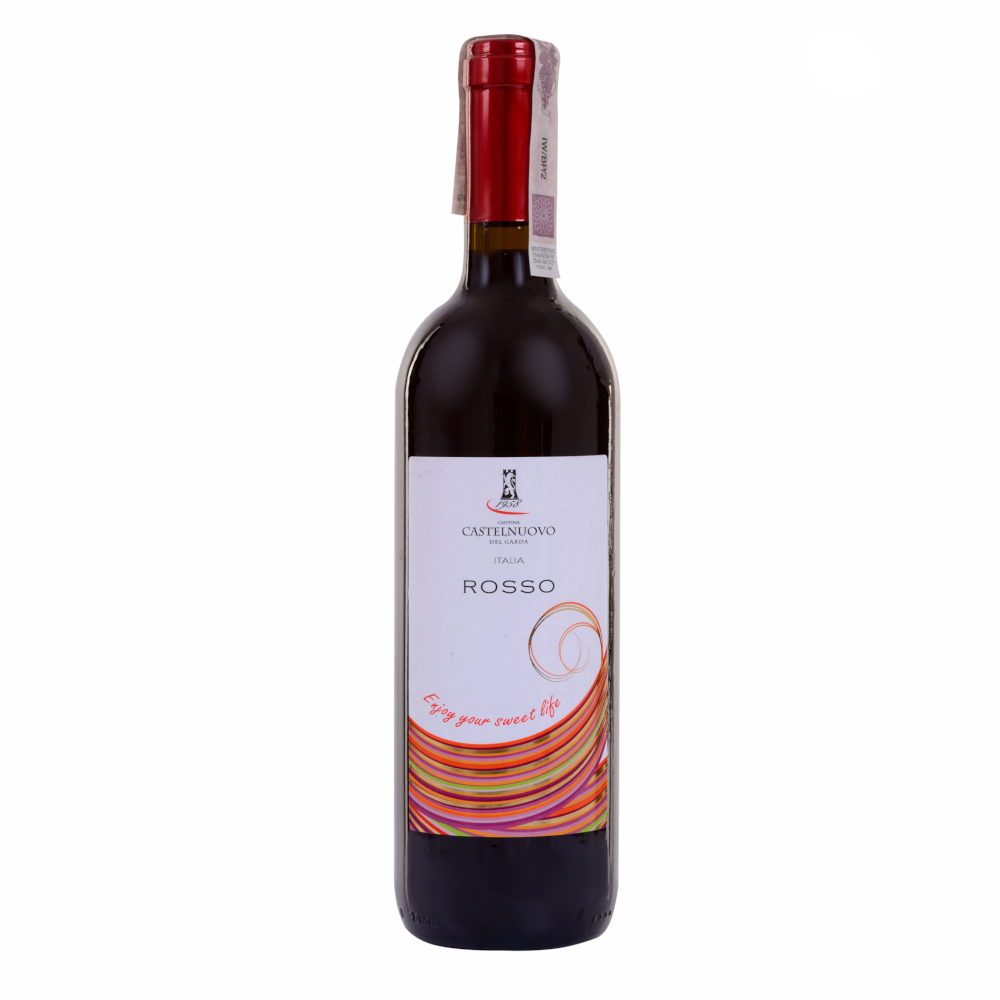Wino Castelnuovo Rosso 11% czerwone półsłodkie 750 ml