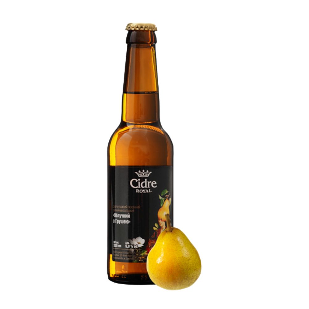 Cydr jabłkowy z gruszką 5% 330 ml