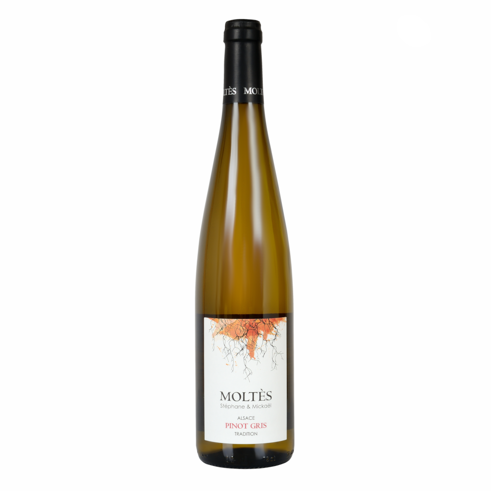 Wino Moltes Pinot Gris Bio 13% białe półwytrawne 750 ml