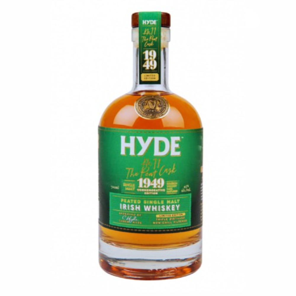 Whisky Hyde No 11 The Peat Cask Bourbon Cask Matured Single Malt Irish Whiskey 43% 700 ml