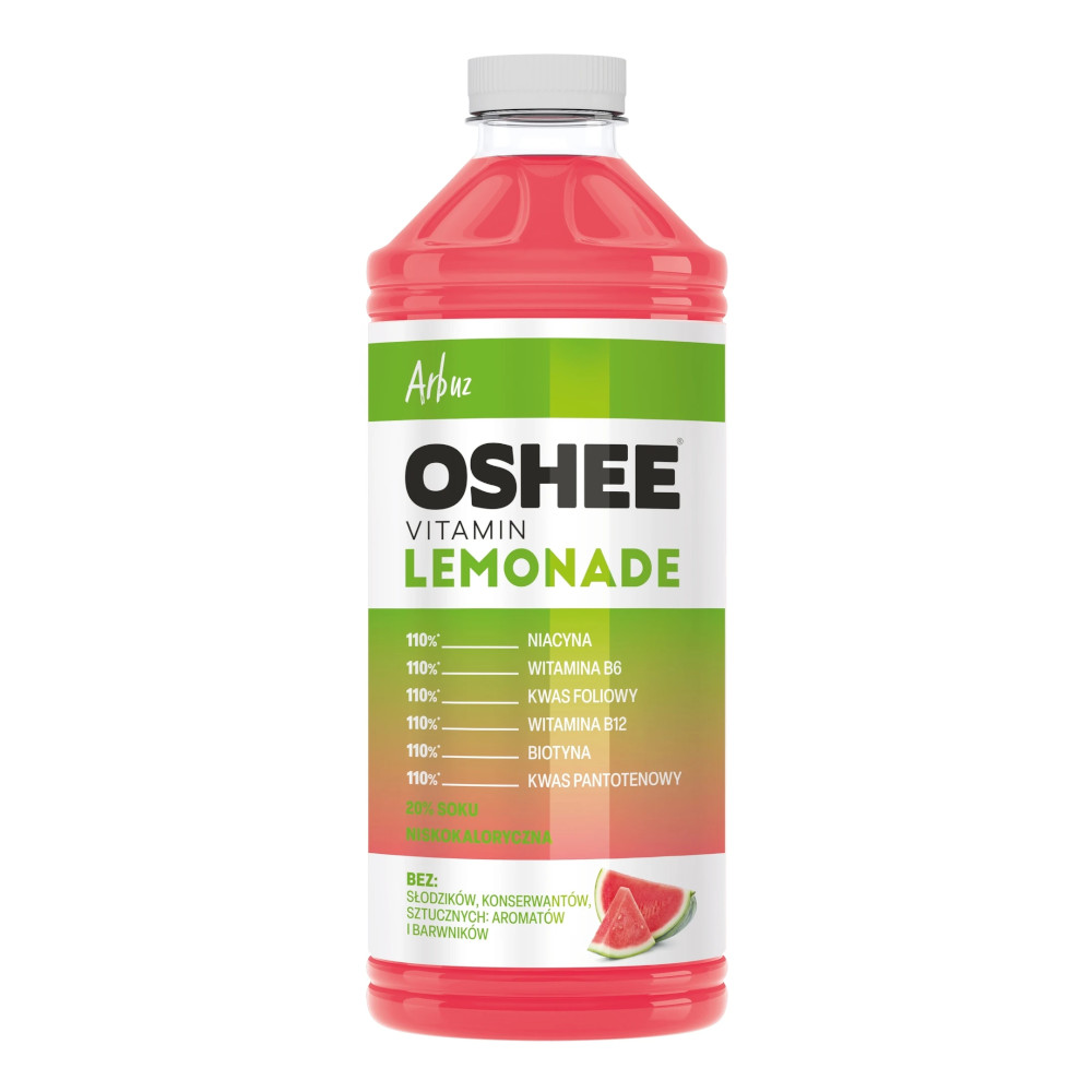 Napój OSHEE Vitamin Lemonade Arbuz 1100 ml