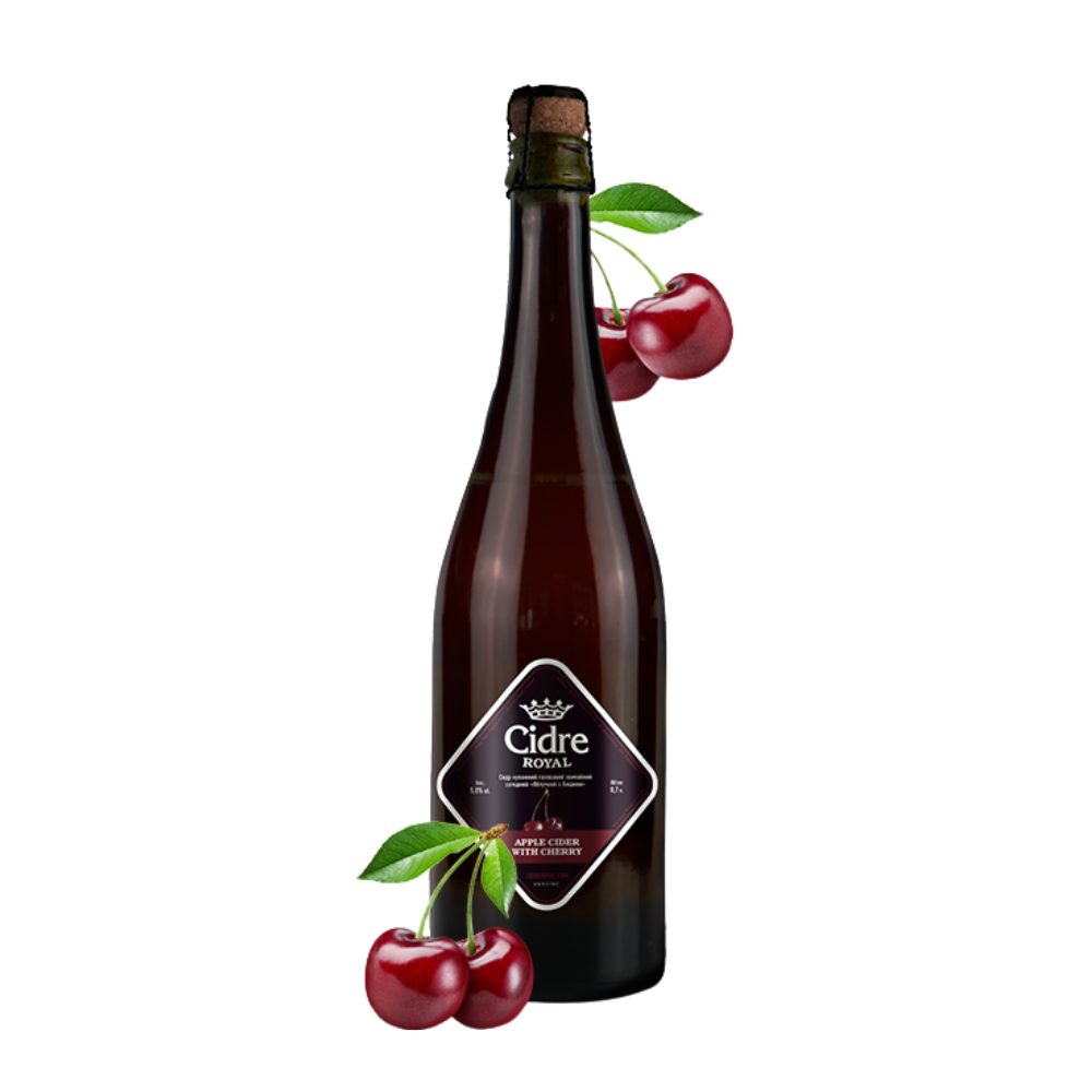 Cydr jabłkowy z wiśnią 5% 700 ml