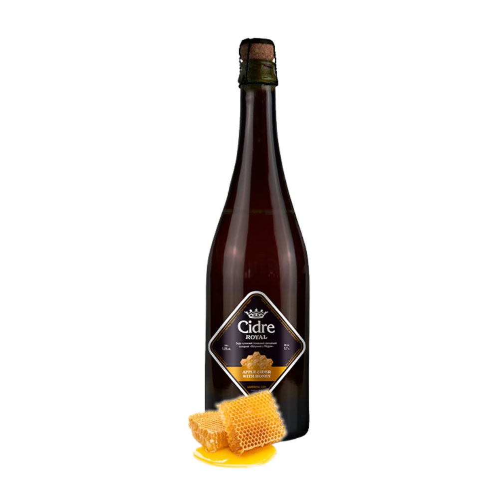 Cydr jabłkowy z miodem 5% 700 ml