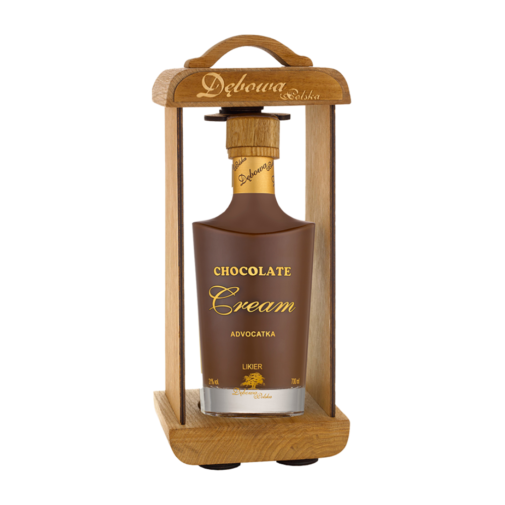 Likier Dębowa Advocatka Czekoladowa Lampion 21% 700 ml