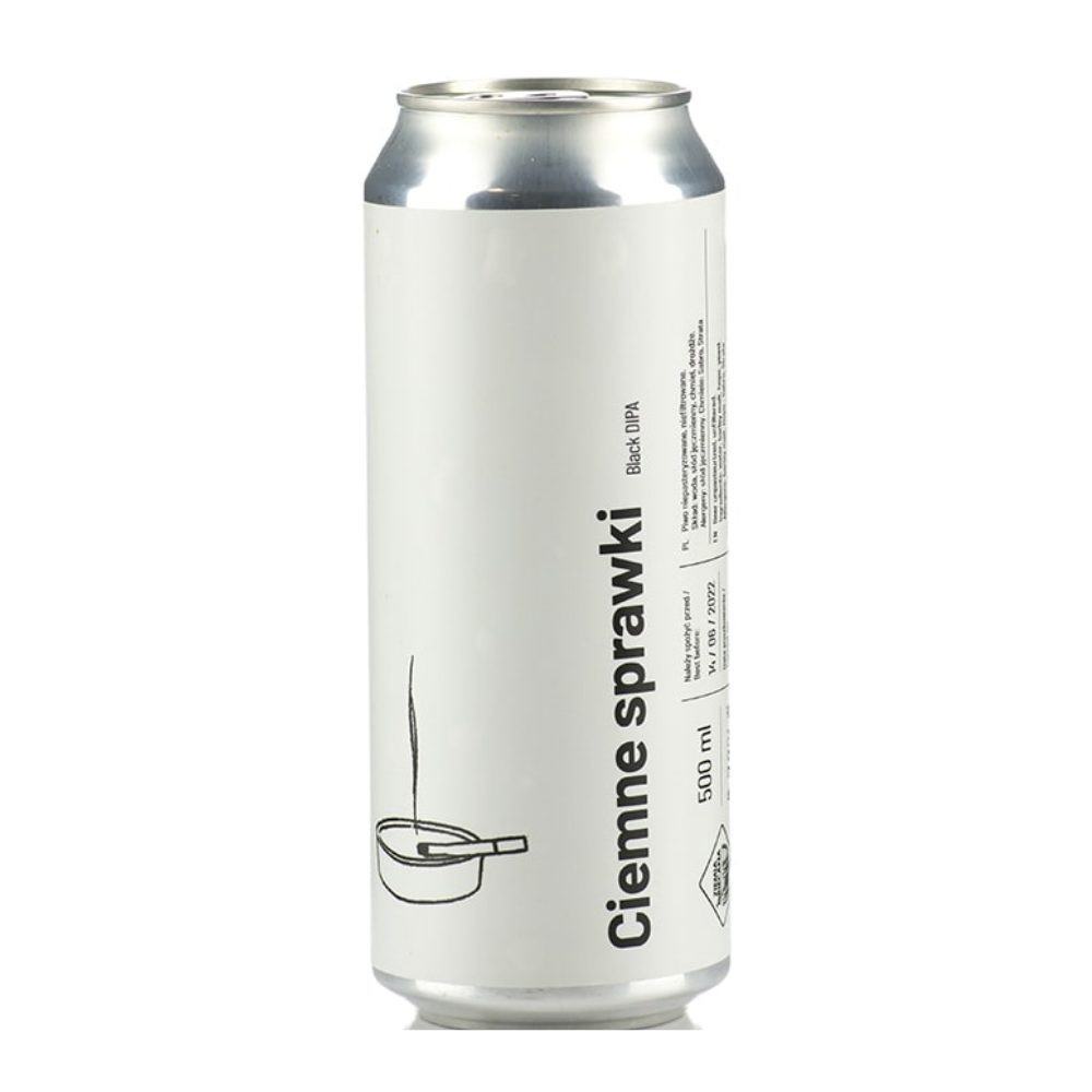 Piwo Ziemia Obiecana Ciemne sprawki Black DIPA 7,2% 500 ml puszka
