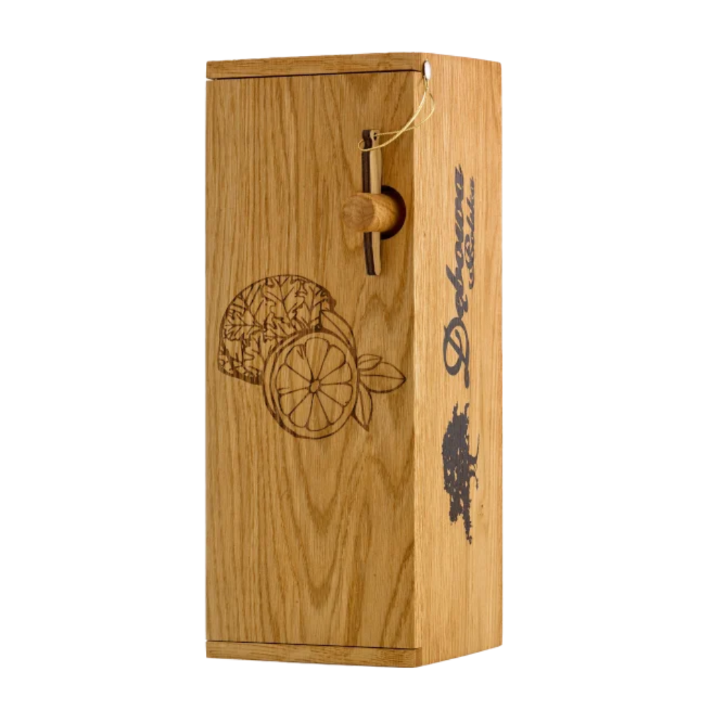 Likier Dębowa Cytrynówka z Miodem Skrzynka na skobel 30% 700 ml