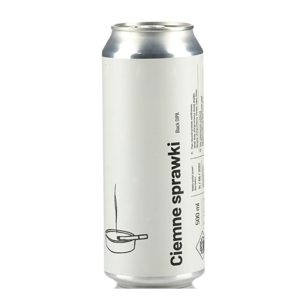 Piwo Ziemia Obiecana Ciemne sprawki Black DIPA 7,2% 500 ml puszka