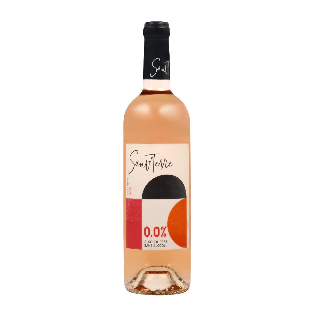 Wino Sauv’terre Merlot 0% różowe 750 ml