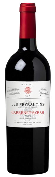 Wino Les Peyrautins Cabernet Syrah 13% czerwone wytrawne 750 ml