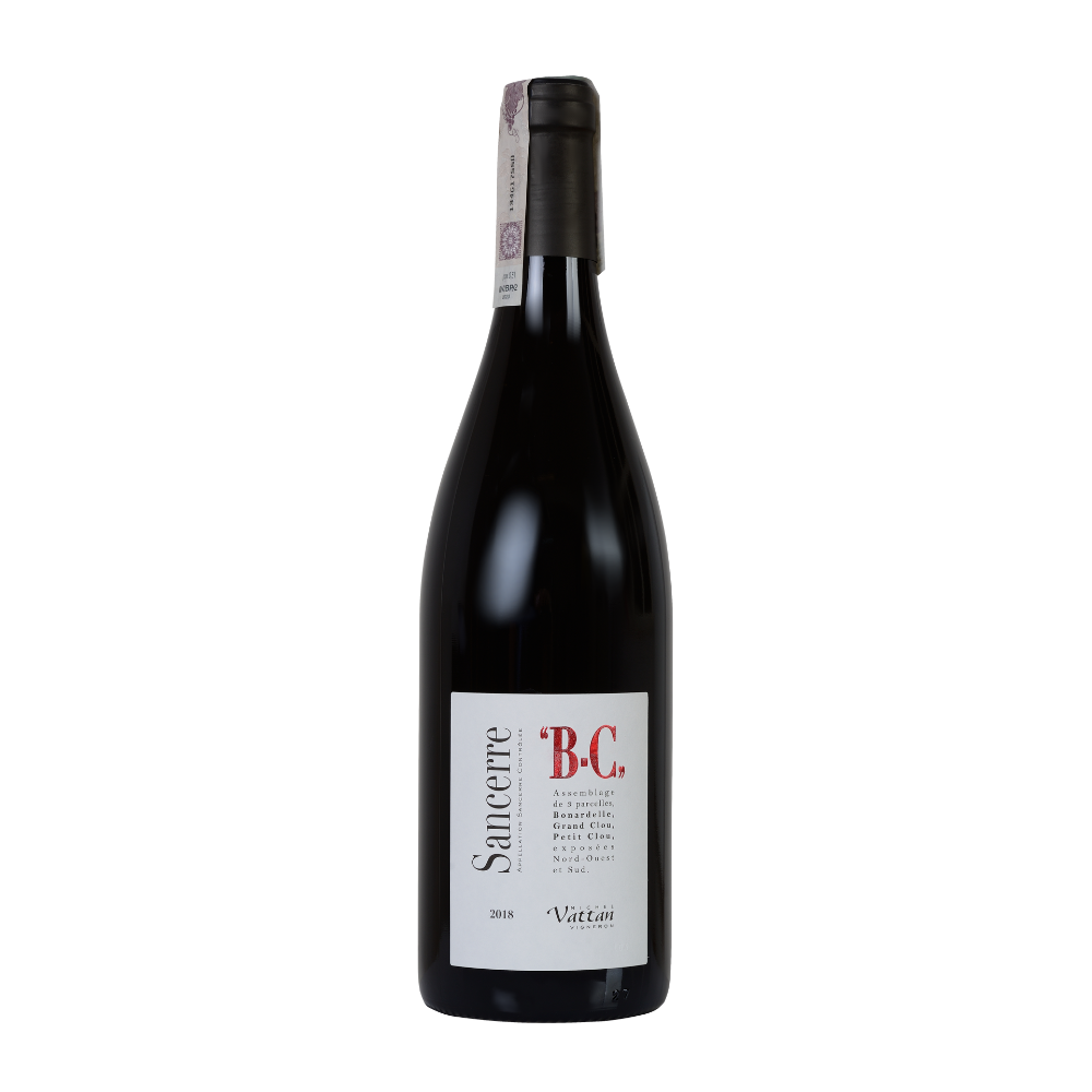Wino Vattan Sancerre, Cuvée BC Rouge 13% czerwone wytrawne 750 ml