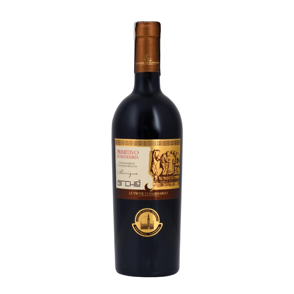 Wino Sammarco Primitivo Di Manduria DOP 14% czerwone wytrawne 750 ml