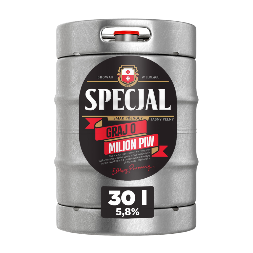 Piwo Specjal Jasne Pełne 5,8% 30 L Keg