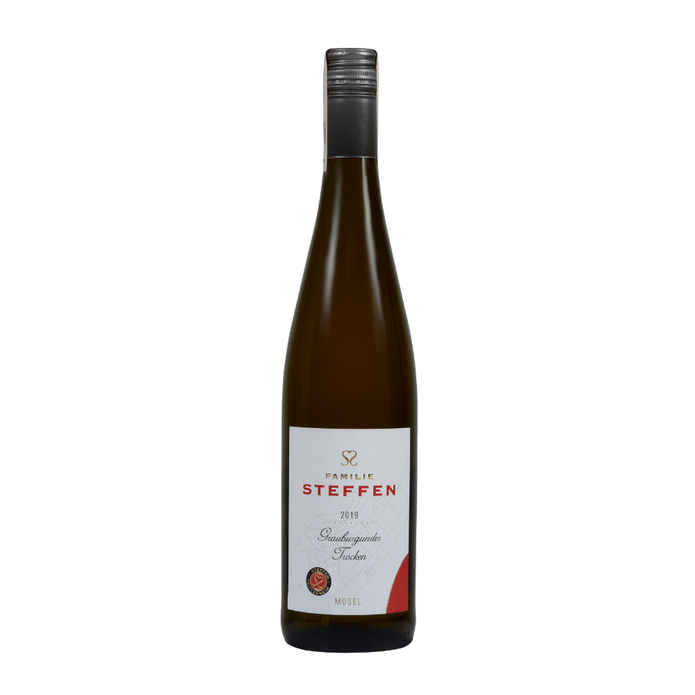 Wino Familie Steffen Mosel Grauburgunder, Trocken 13% białe wytrawne 750 ml