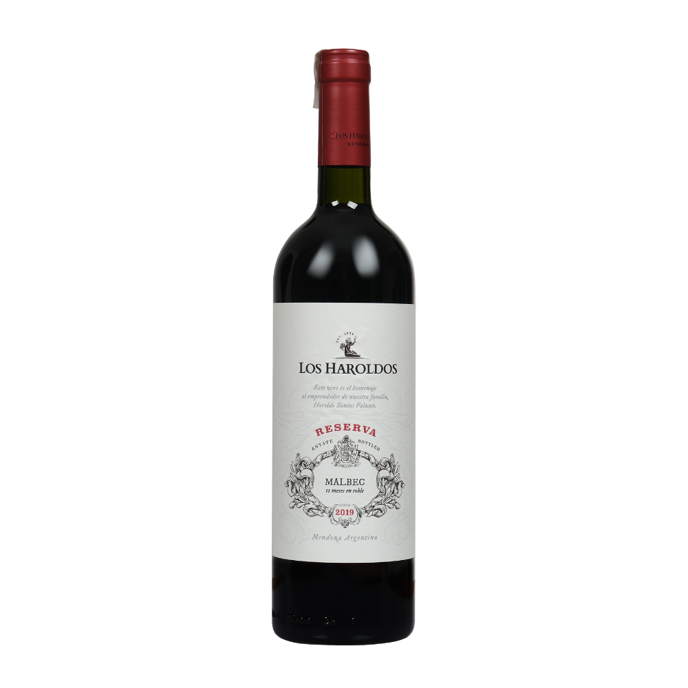 Wino Los Haroldos Reserva De Familia Malbec 14,5% czerwone wytrawne 750 ml