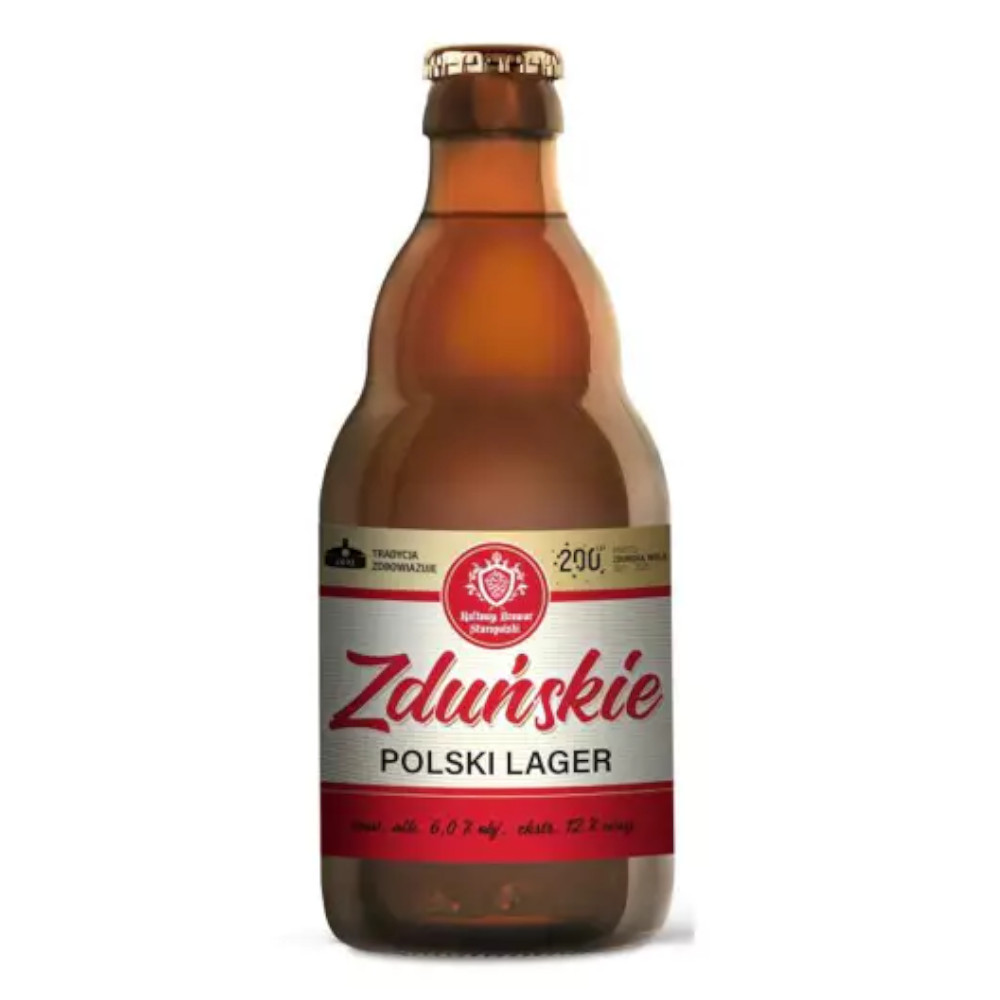 Piwo Zduńskie Polski Lager 6% 330 ml