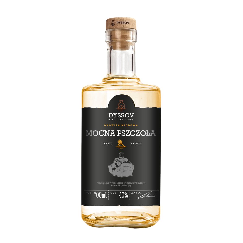 Okowita miodowa Mocna Pszczoła 40% 700 ml