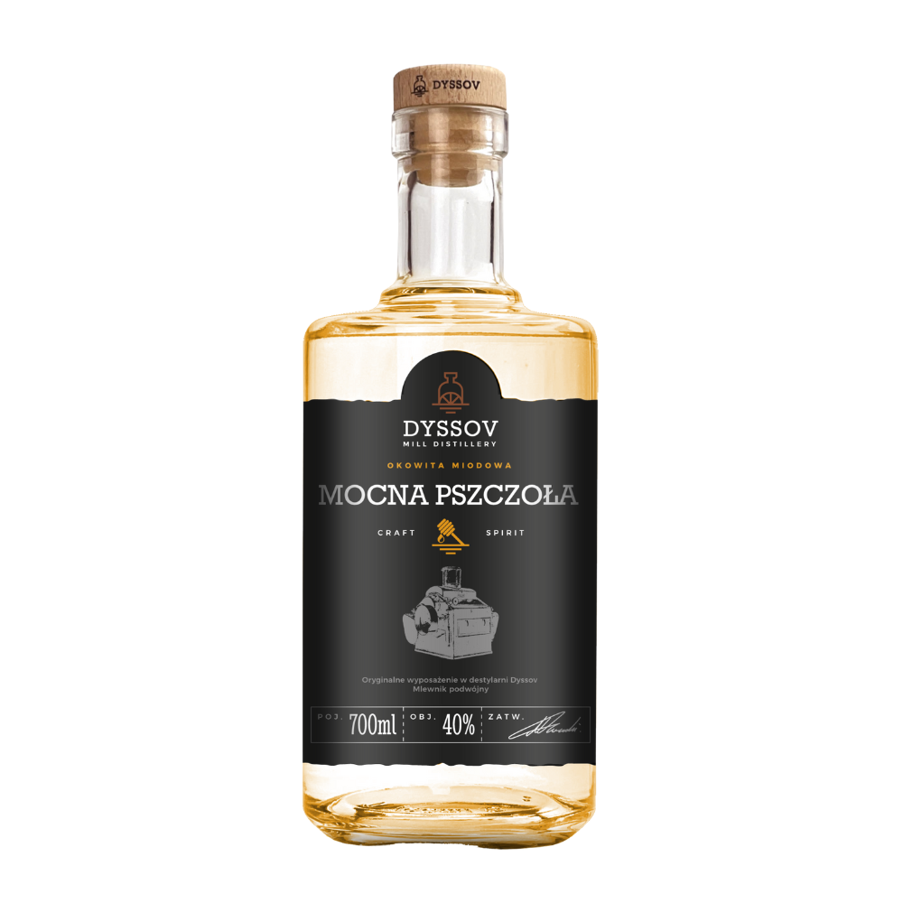 Okowita miodowa Mocna Pszczoła 40% 700 ml