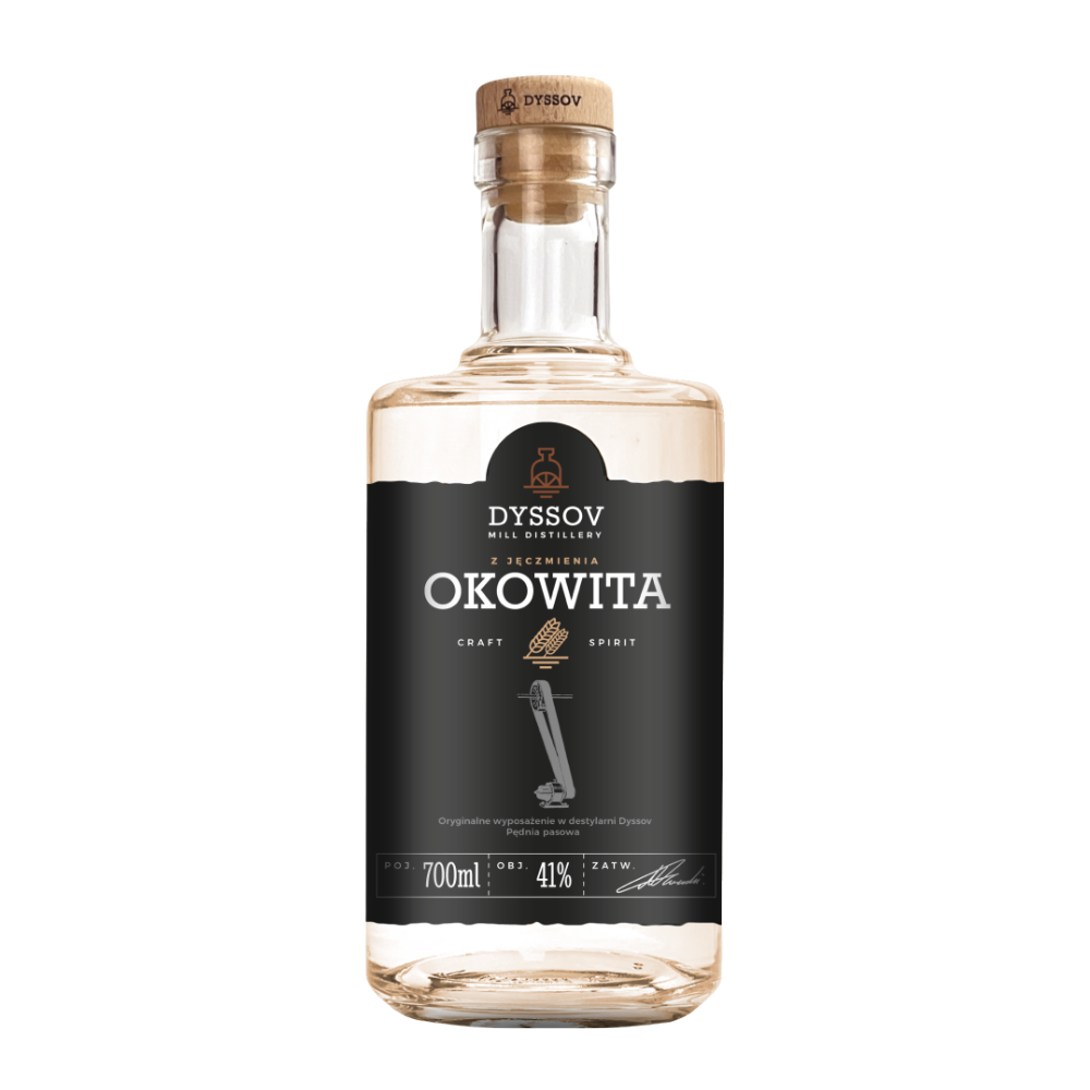 Okowita rzemieślnicza Dyssov z jęczmienia 41% 700 ml