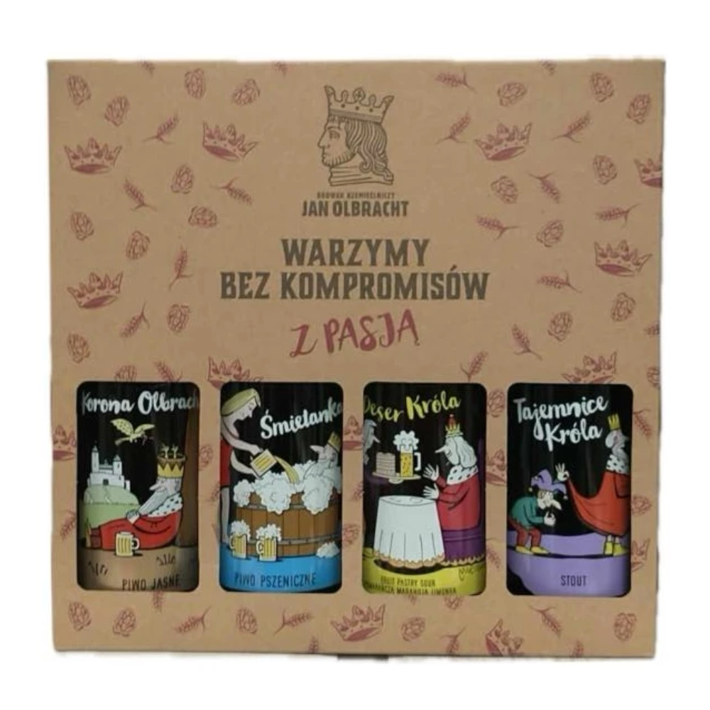 Piwo Jan Olbracht zestaw 4 x 500 ml