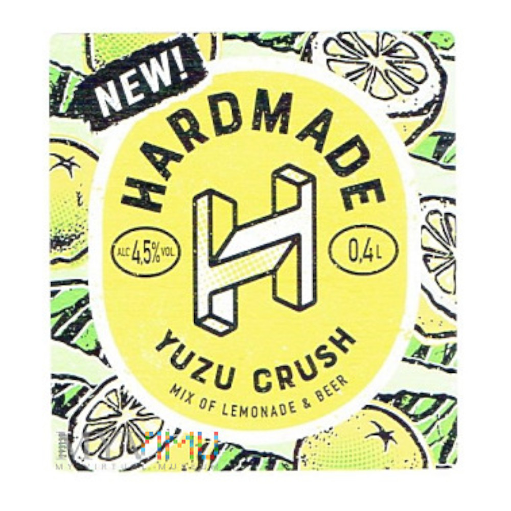 Piwo Hardmade Yuzu Crush 4,5% 6 x 4 pak 500 ml Puszka