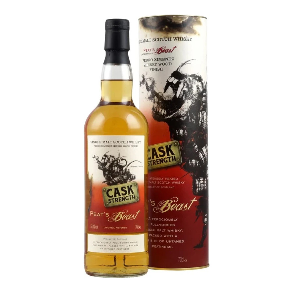 Whisky Peat's Beast PX Sherry Cask 54,1% 700 ml tuba