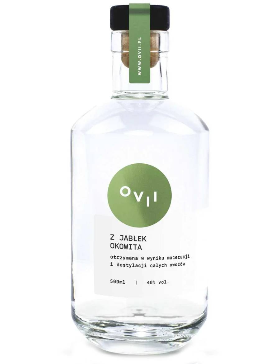Wódka Ovii Destylat z Jabłka 43% 500 ml