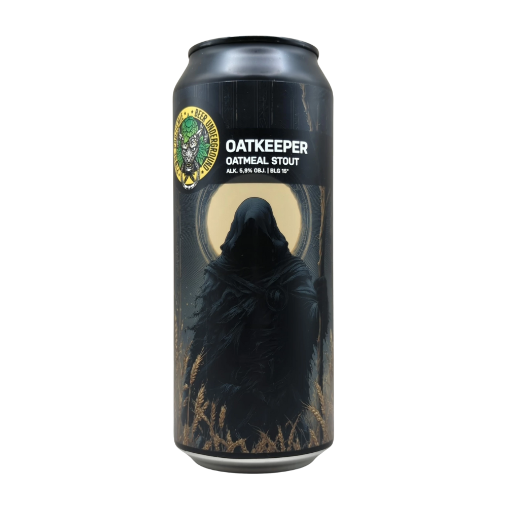 Piwne Podziemie Oatkeeper Oatmeal Stout 5,9% 500 ml puszka
