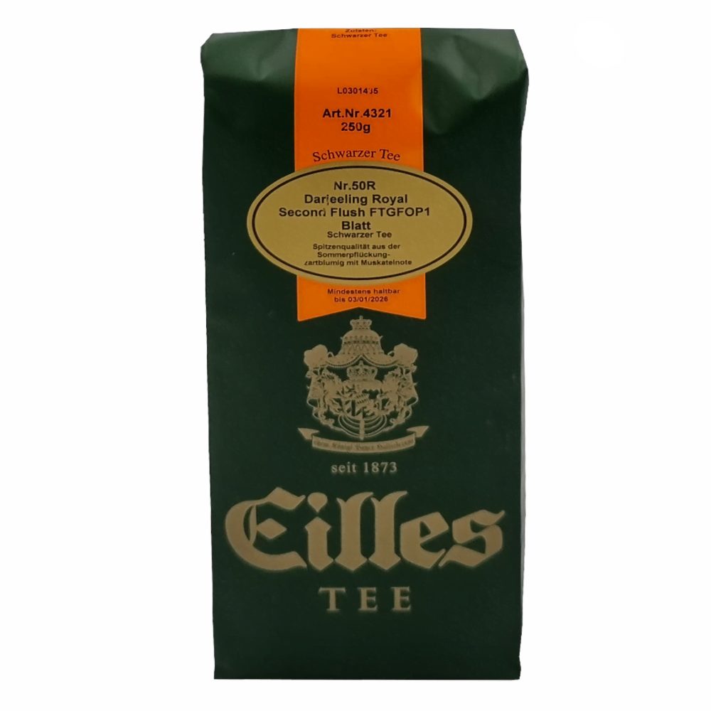 herbata EILLES TEE Darjeeling Royal Second Flush FTGFOP1 Nr 50R 250 g
