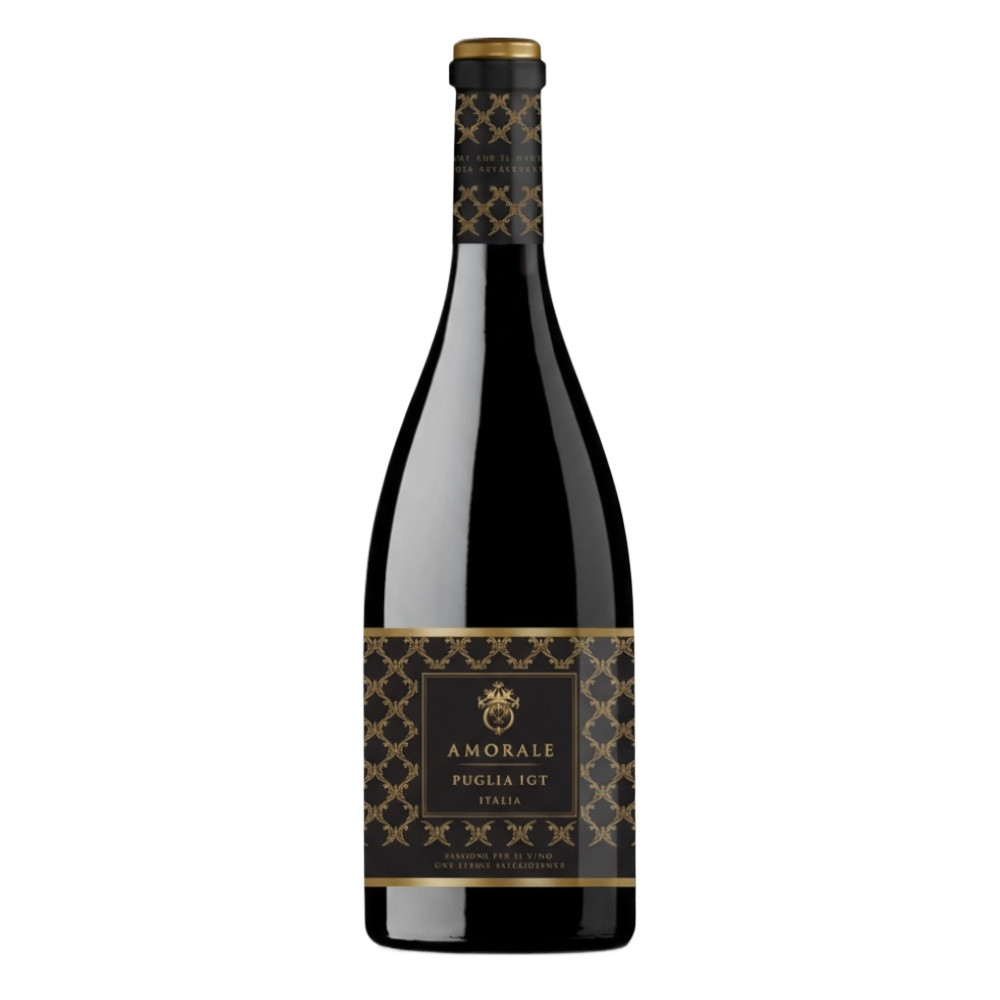 Wino Amorale Puglia IGT Red Medium Dry 13,5% czerwone półwytrawne 750 ml