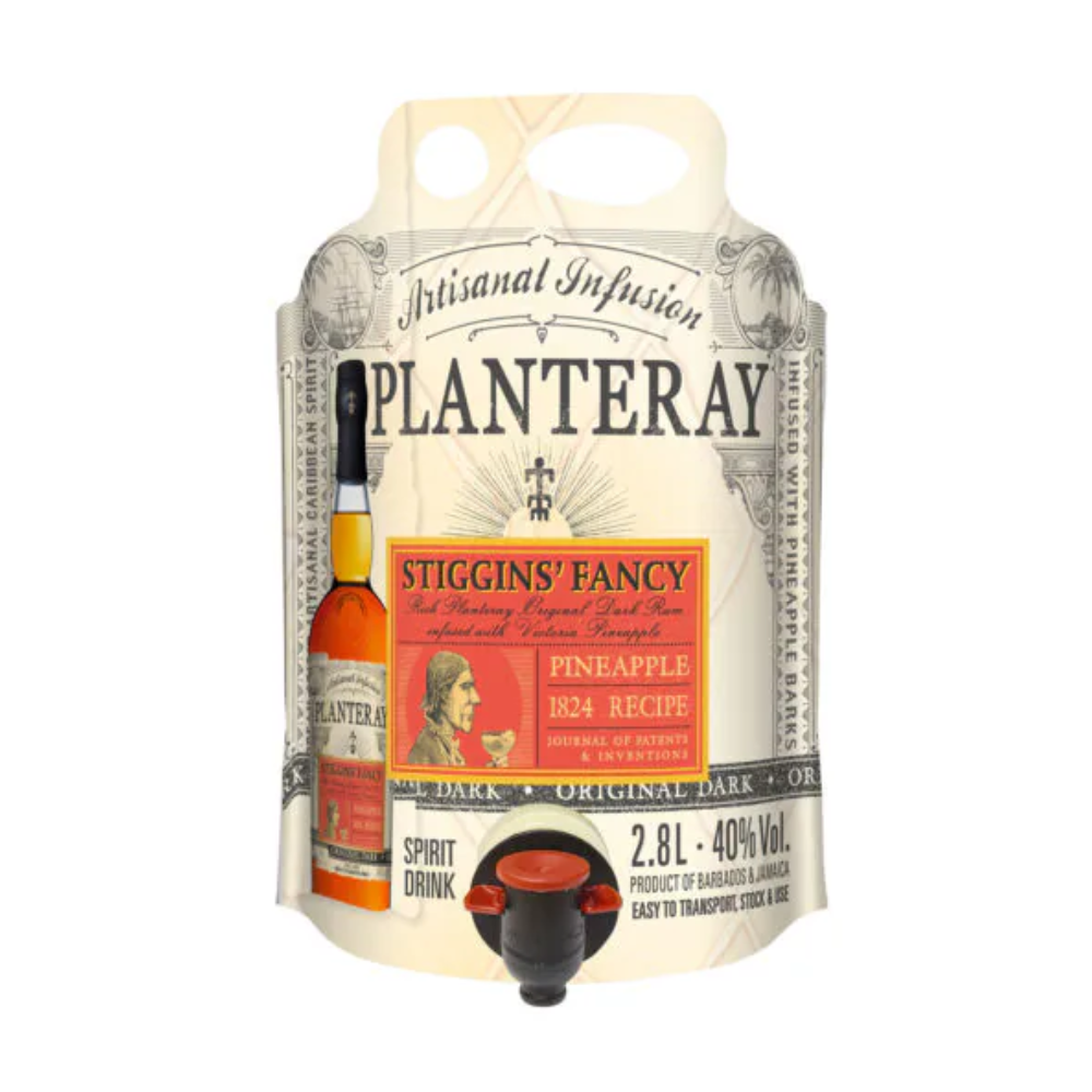 Rum Planteray Stiggins Ecopouch 40% 2800 ml