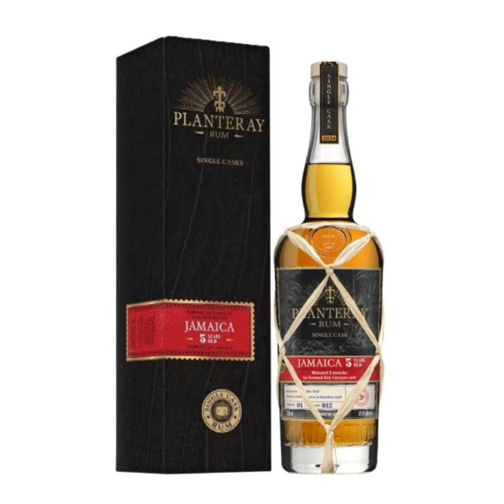 Rum Planteray Jamaica 5YO Dry Curacao Cask 47% 700 ml