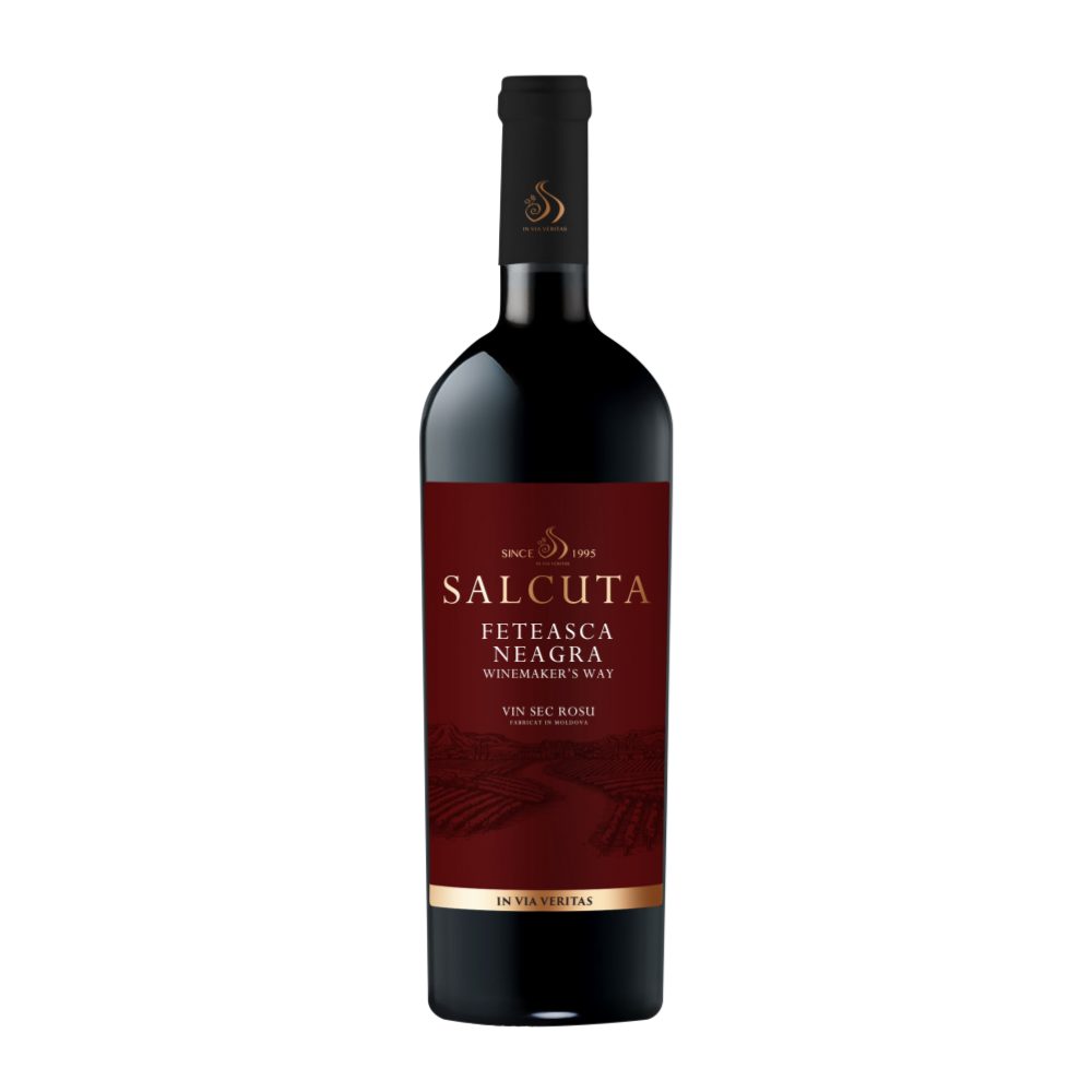Wino Salcuta Feteasca Neagra 13,5% czerwone wytrawne 750 ml