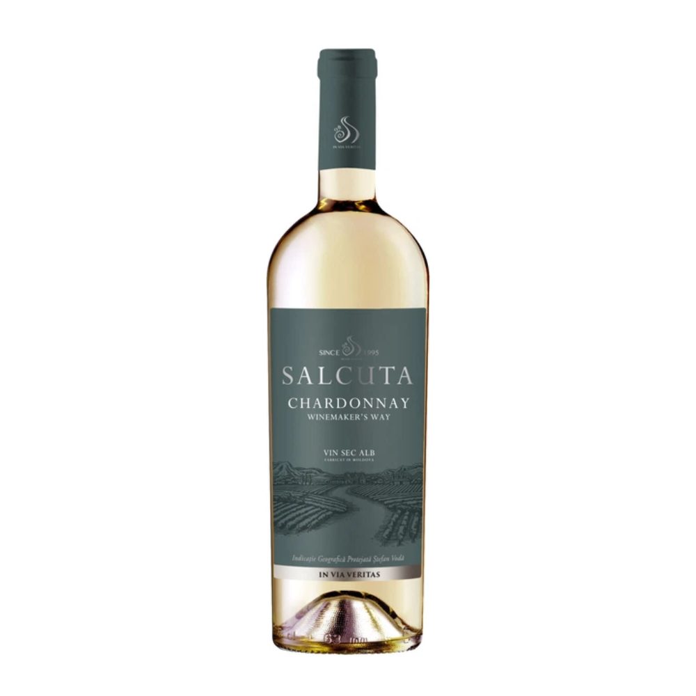 Wino Salcuta Chardonnay 13,5% białe wytrawne 750 ml