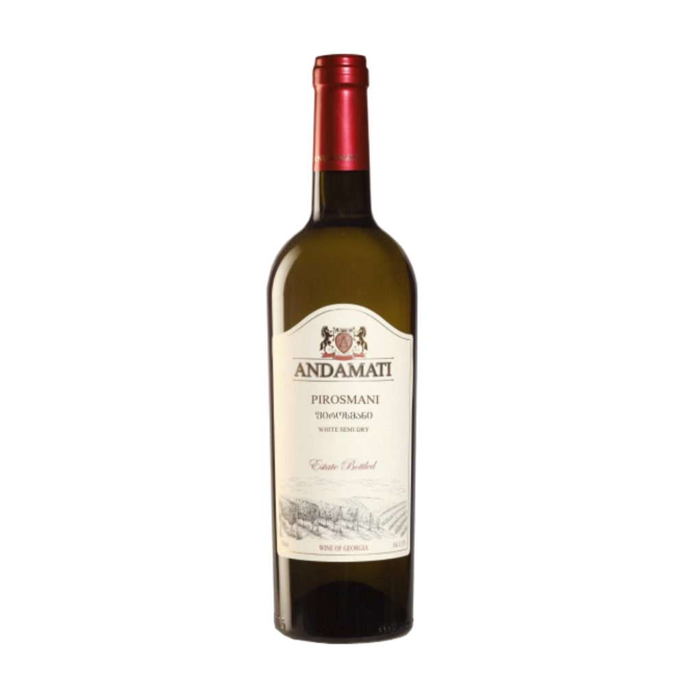 Wino Andamati Pirosmani 11% białe półwytrawne 750 ml