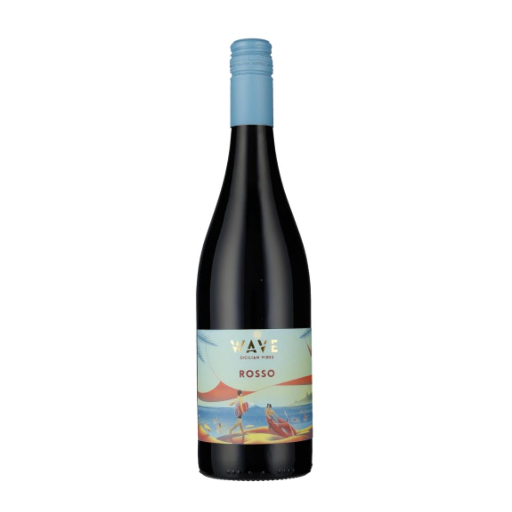 Wino Wave Terre Siciliane IGT Rosso 13% czerwone wytrawne 750 ml