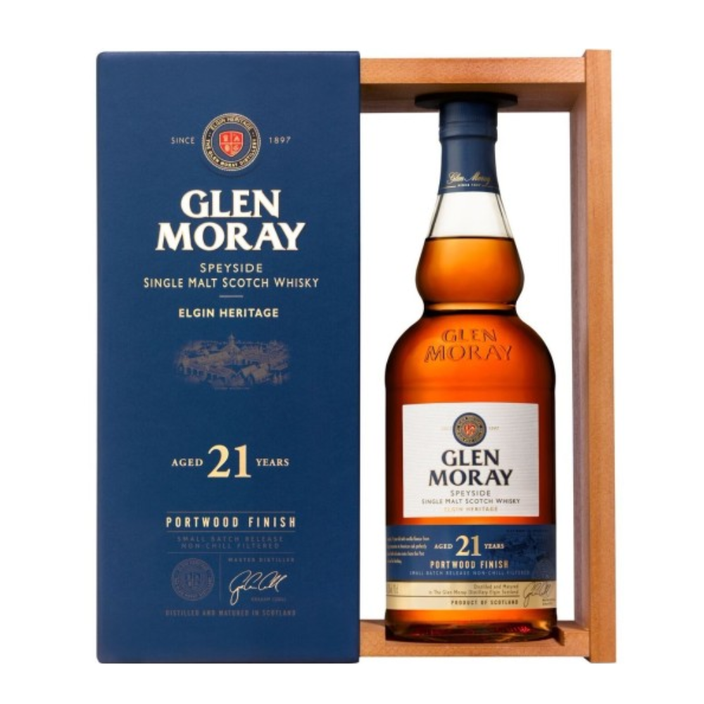 Whisky Glen Moray 21YO Madeira Finish 46,8% 700 ml