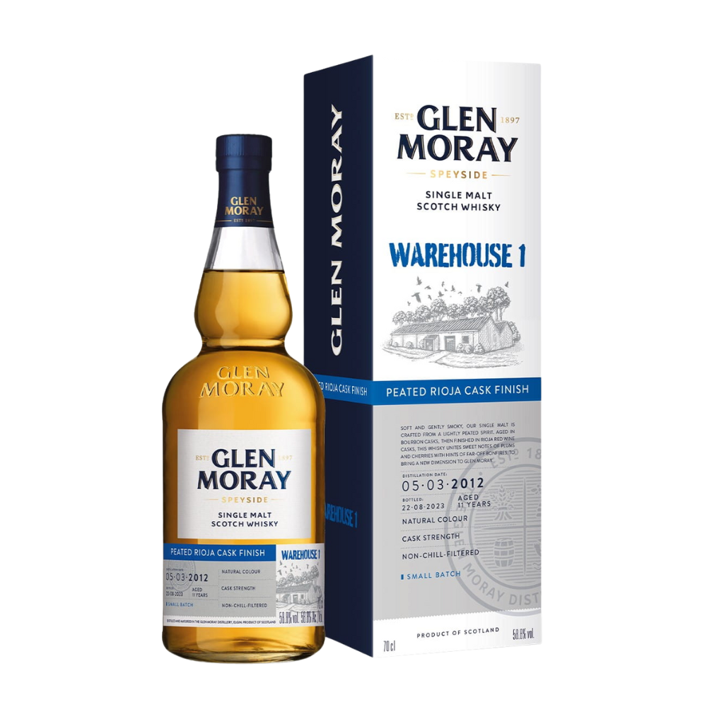 Whisky Glen Moray Peated Rioja Finish 58,8% 700 ml