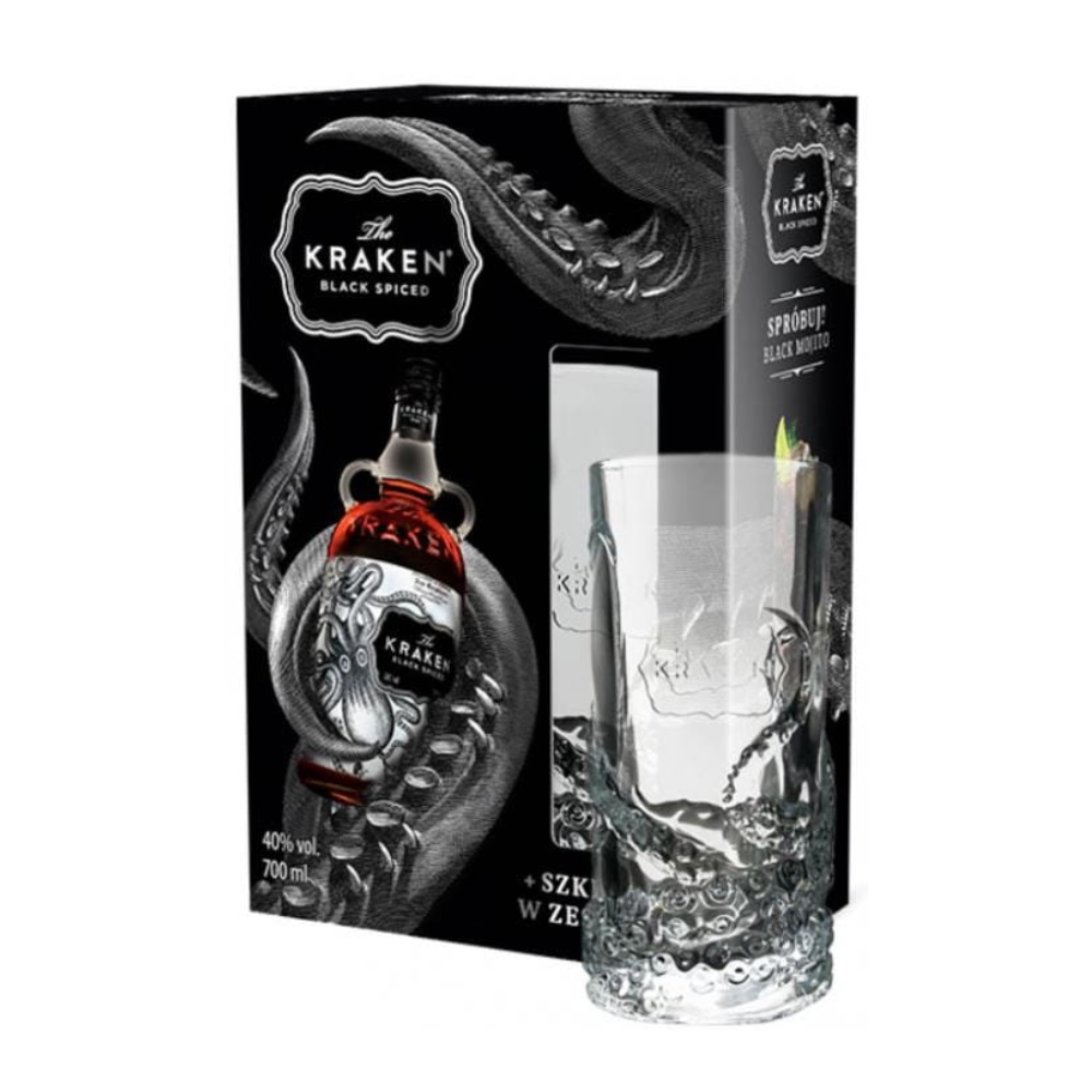 Rum Kraken Black Spiced 40% 700 ml + szklanka