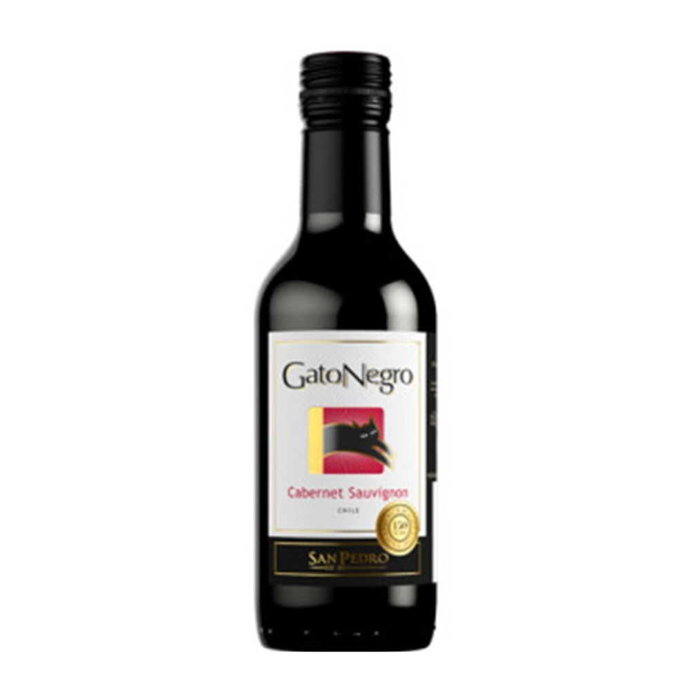 Wino Gato Negro Cabernet Sauvignon 13% czerwone wytrawne 187 ml