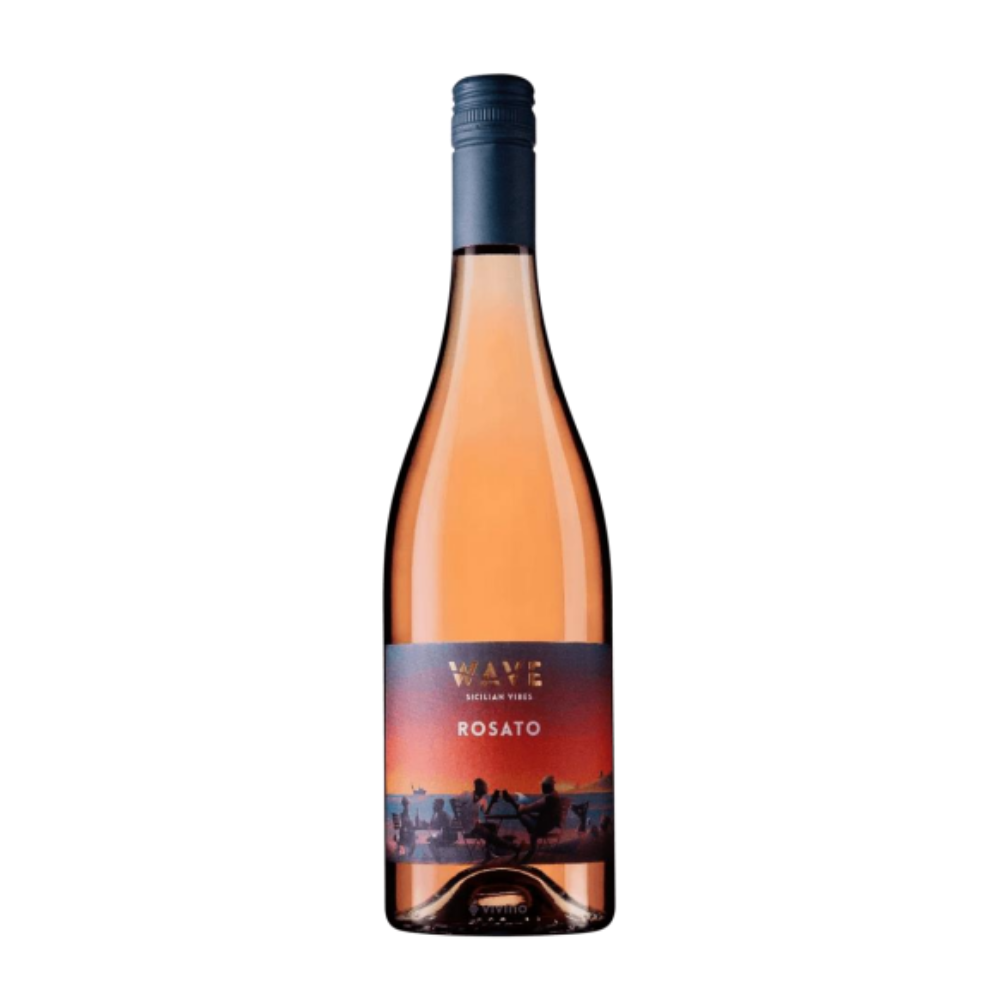 Wino Wave Terre Siciliane IGT Rosato 12% różowe wytrawne 750 ml