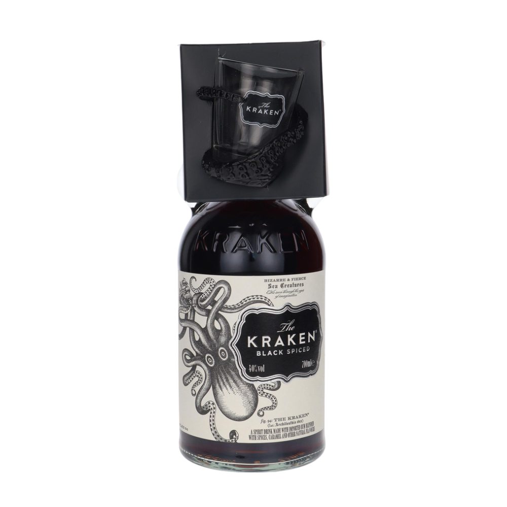Rum Kraken Black Spiced 40% 700 ml + kieliszek