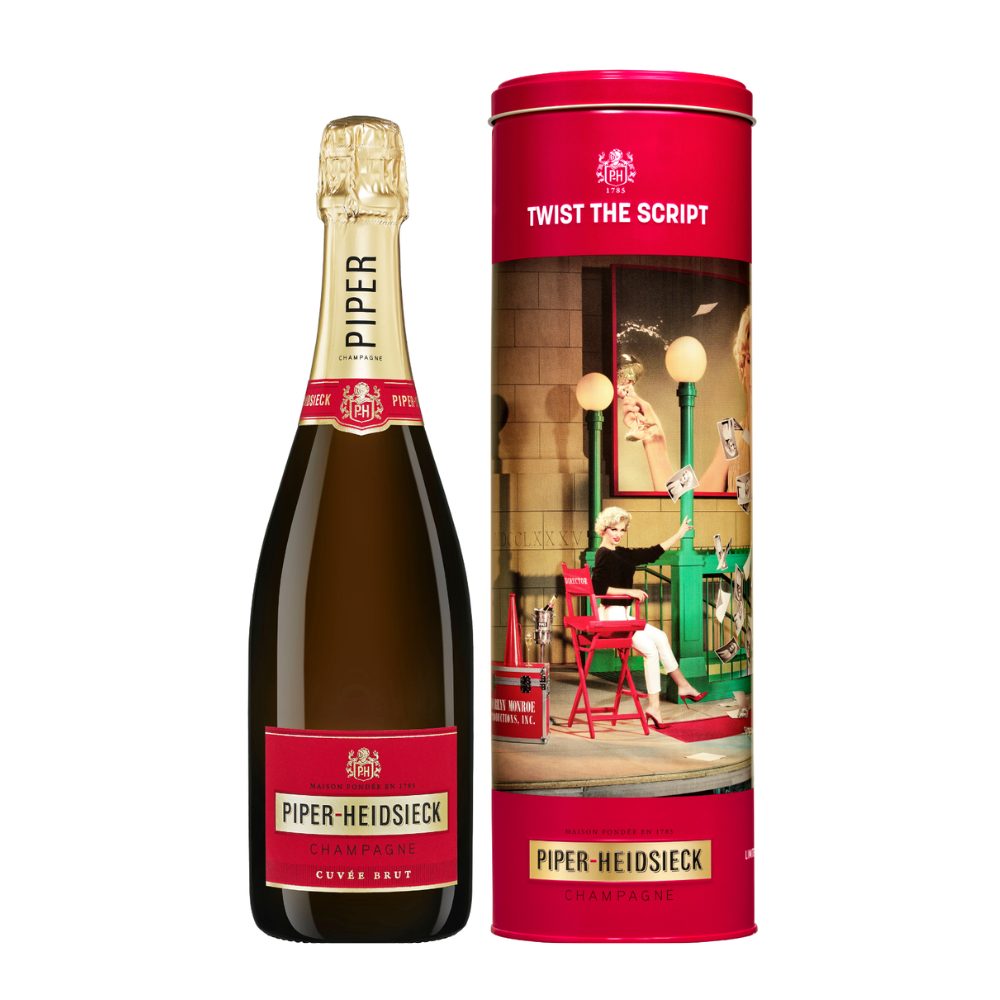 Szampan Piper-Heidsieck Twist The Script Brut 12% biały wytrawny 750 ml M. Monroe