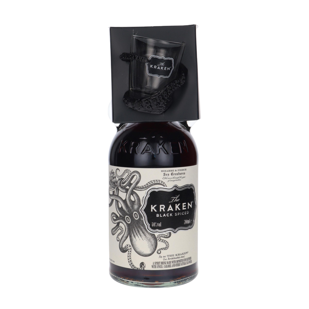 Rum Kraken Black Spiced 40% 700 ml + kieliszek