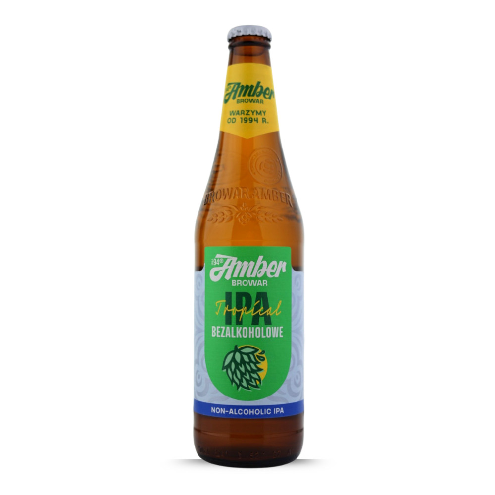 Piwo Amber Tropical IPA 0% 500 ml