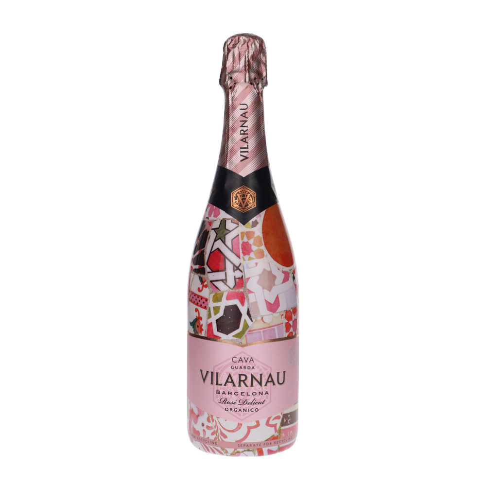 Wino Vilarnau Rose Delicat Brut Organic 12% różowe wytrawne 750 ml